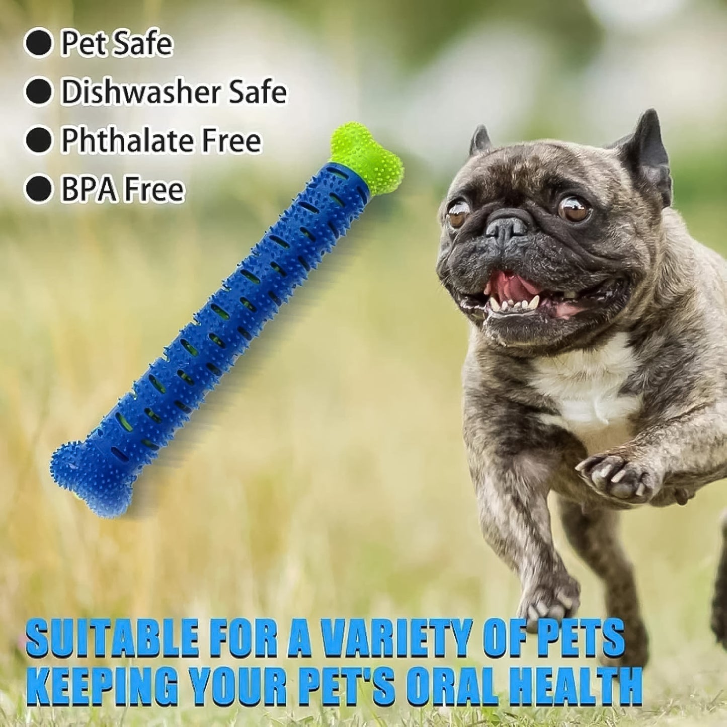 Dog Tooth Brush Puppy Chew Toothbrush Stick Teeth Cleaning Dental Toys (1 Pc)