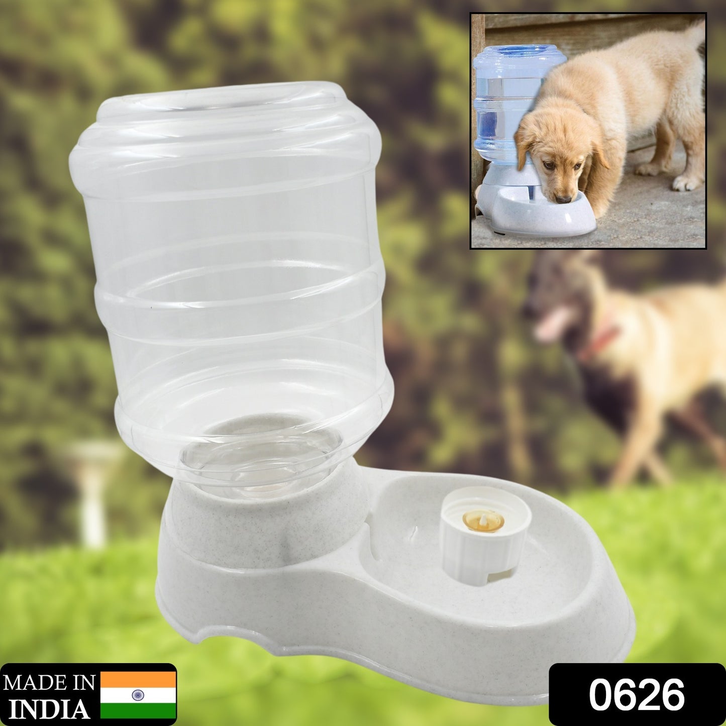 Automatic Pet Water Dispenser – Gravity-Fed Self-Dispensing Drinking Bowl for Cats & Dogs